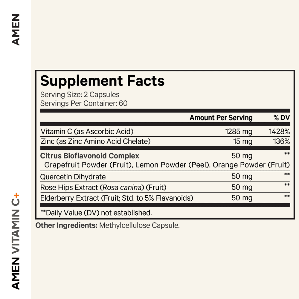 Codeage Amen Vitamin C + - Bodybuilding.com